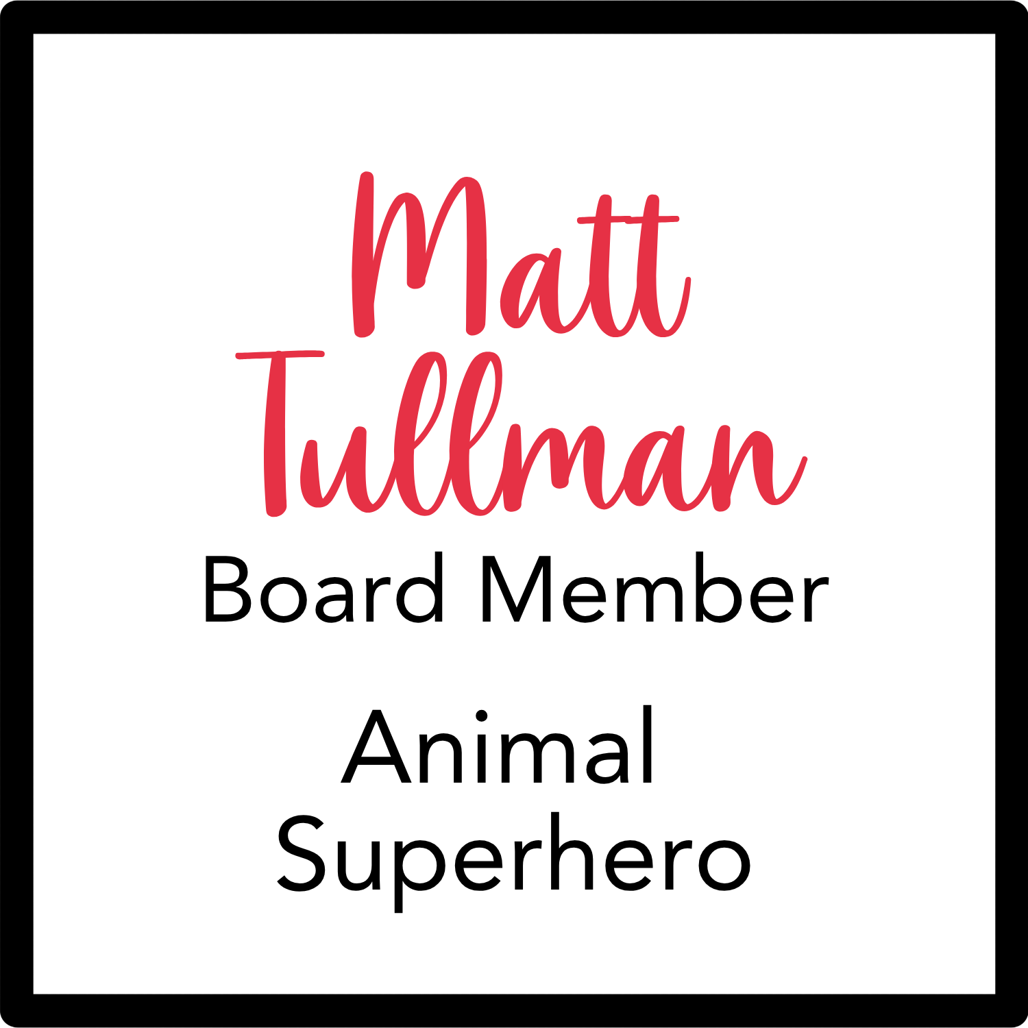 Matt Tullman