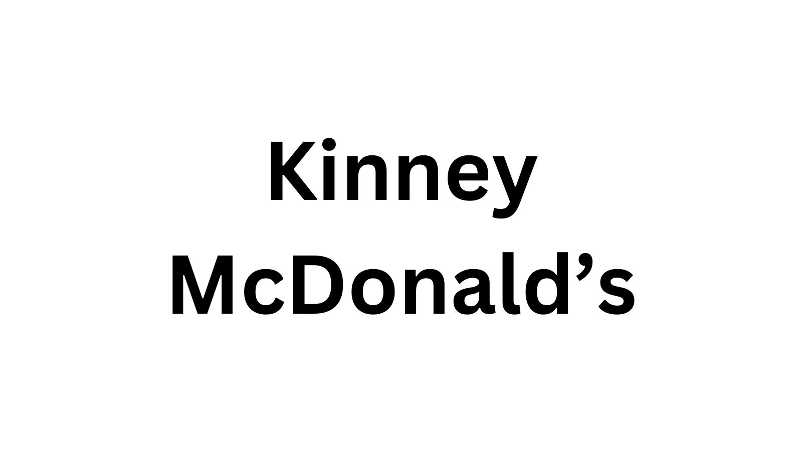Kinney