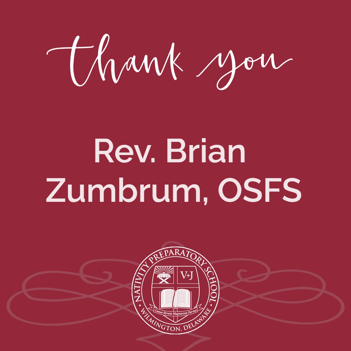 Rev. Brian Zumbrum, OSFS