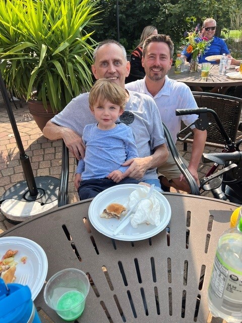 My brother Steve and his grandson
