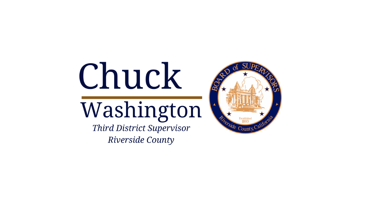Supervisor Chuck Washington Riverside County Third District