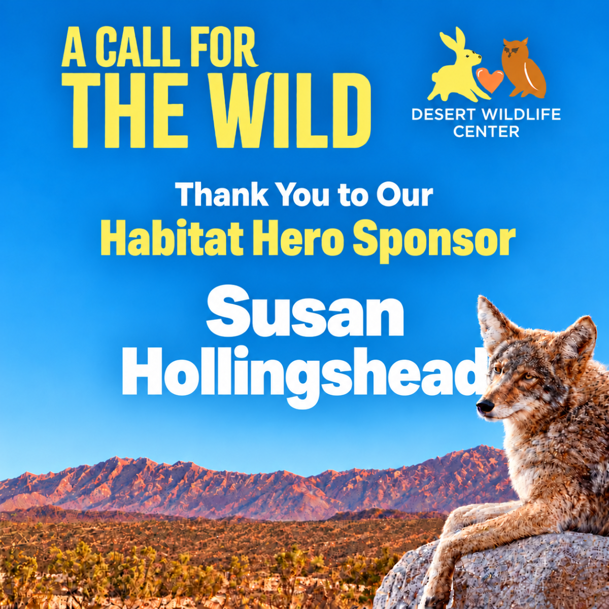 Susan Hollingshead - Habitat Hero Sponsor 