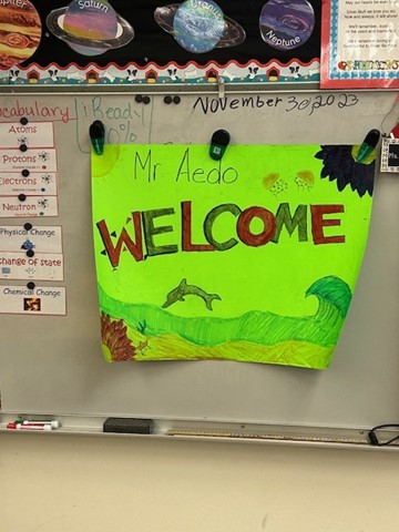A warm welcome to Silver Bluff Elementary by the students ...