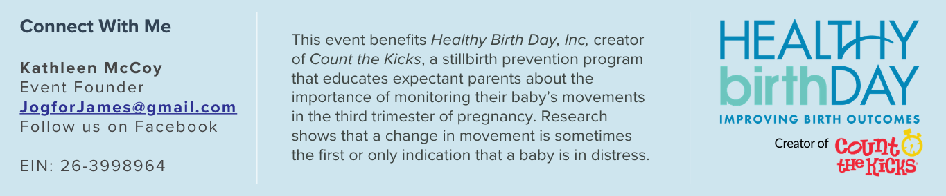 Jogging for James: To End Preventable Stillbirths
