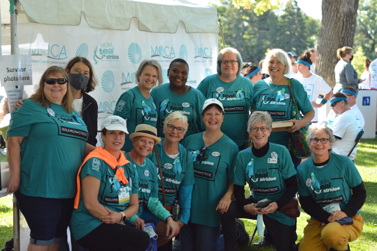 2021 MOCA Teal Strides with the Chemo Chick's team!