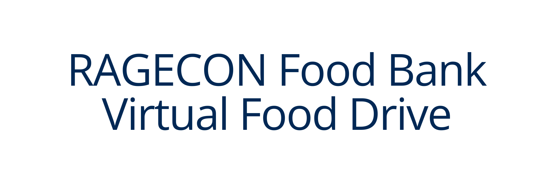 RAGECON Food Bank Virtual Food Drive