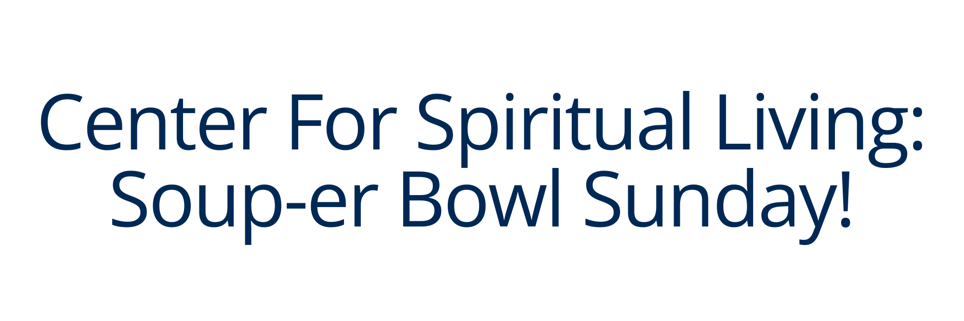 Center for Spiritual Living