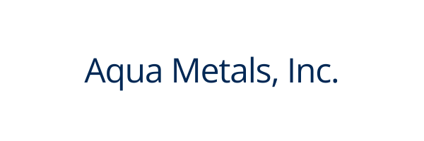  Aqua Metals, Inc.