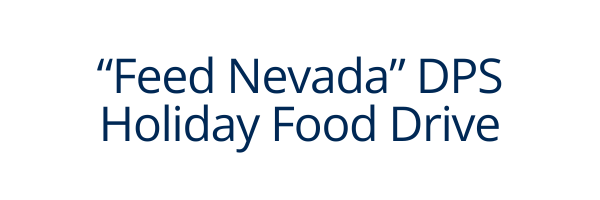 “Feed Nevada” DPS Holiday Food Drive