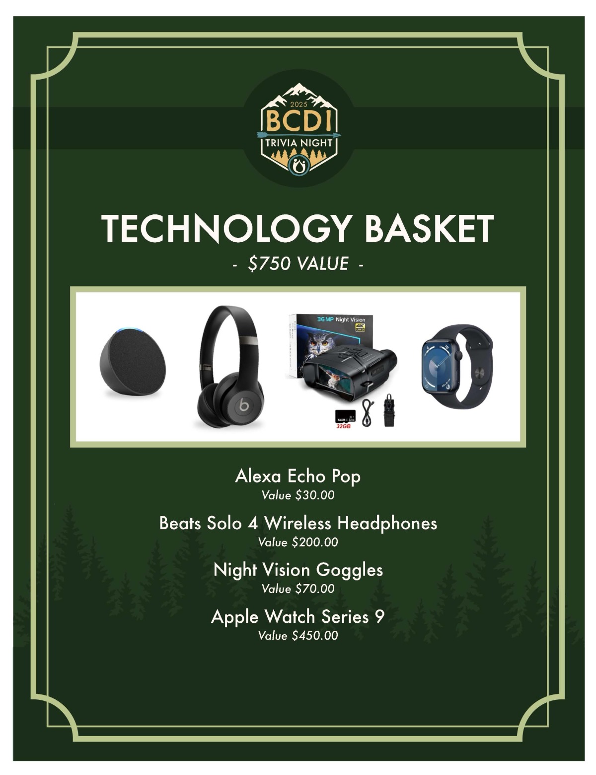 Raffle Item #2: Technology Basket