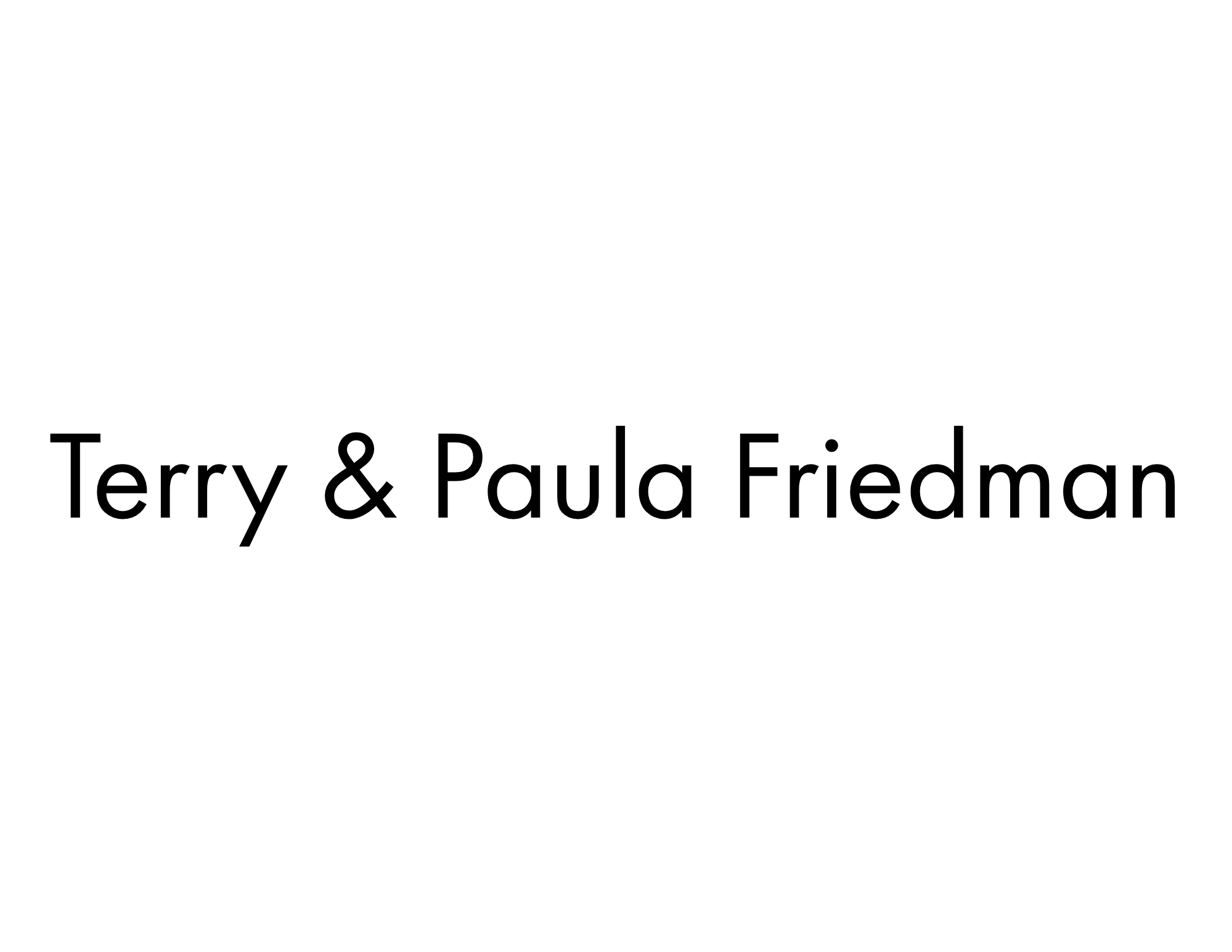 Terry & Paula Friedman