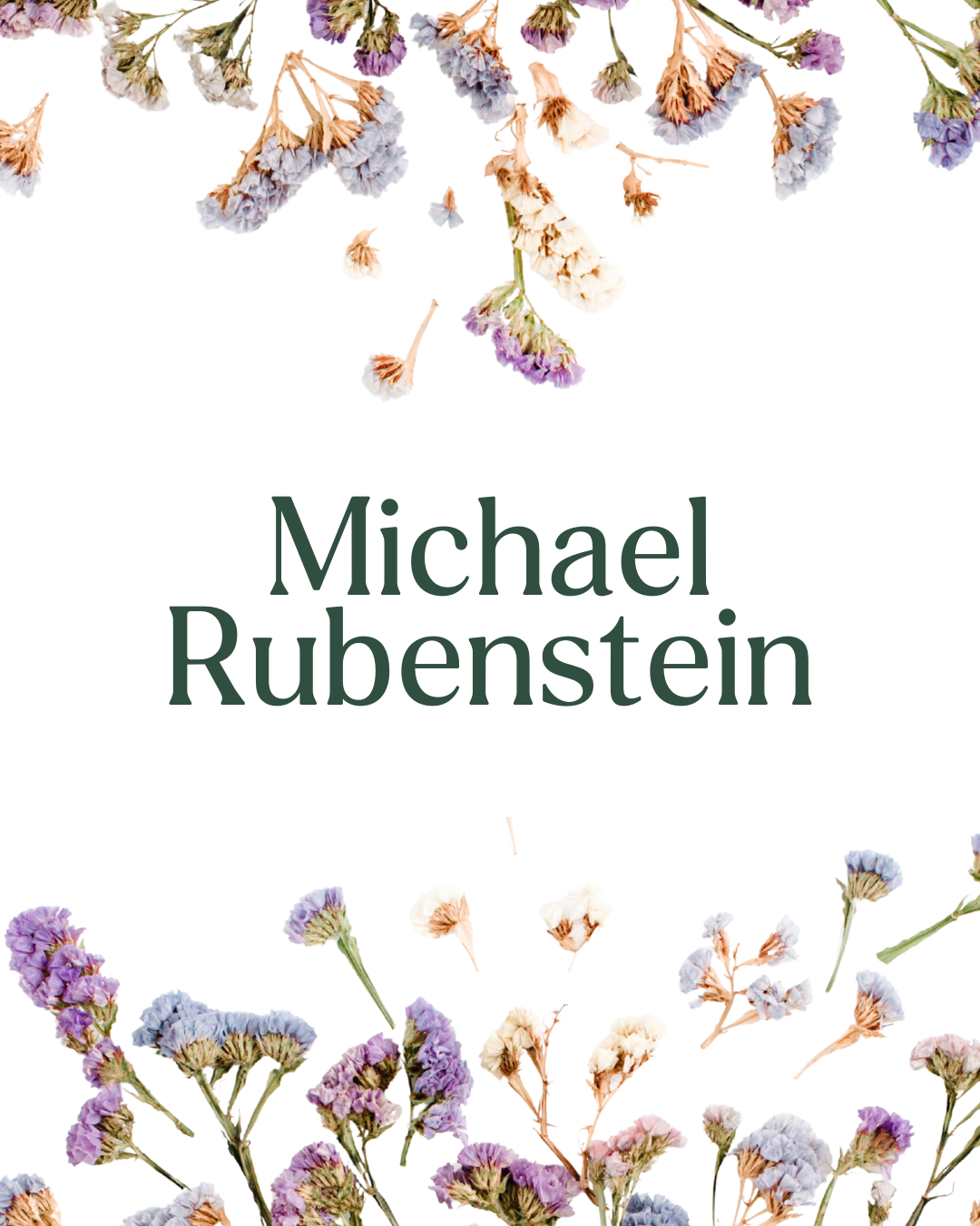 Michael Rubenstein | Silver Sponsor
