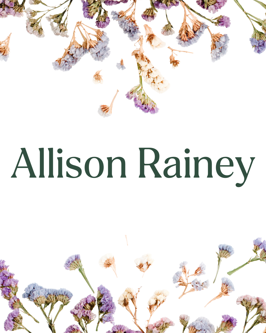Allison Rainey | Silver Sponsor