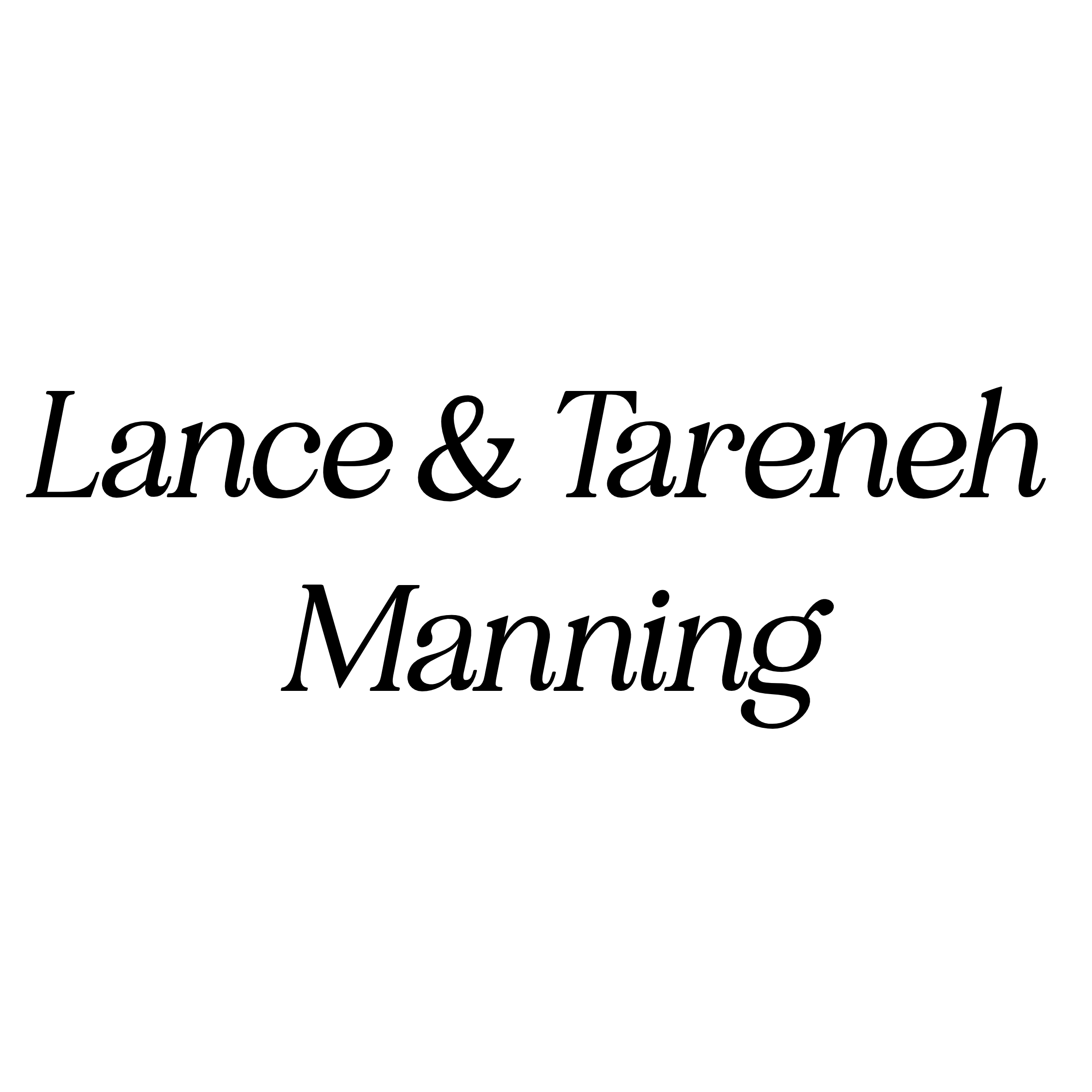 Lance & Tareneh Manning