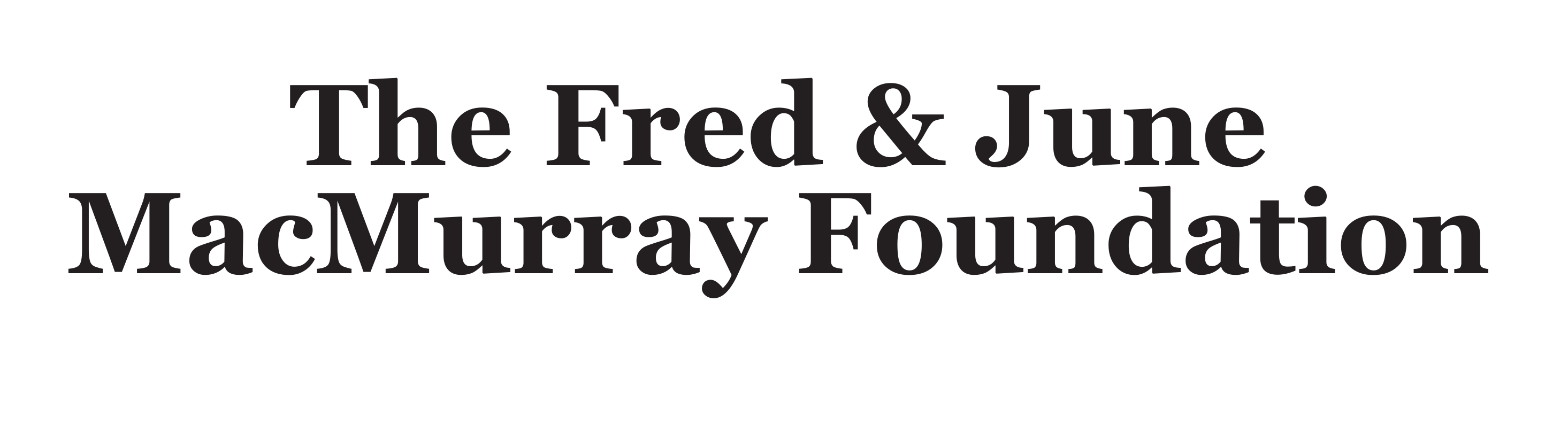Fred and June MacMurray Foundation