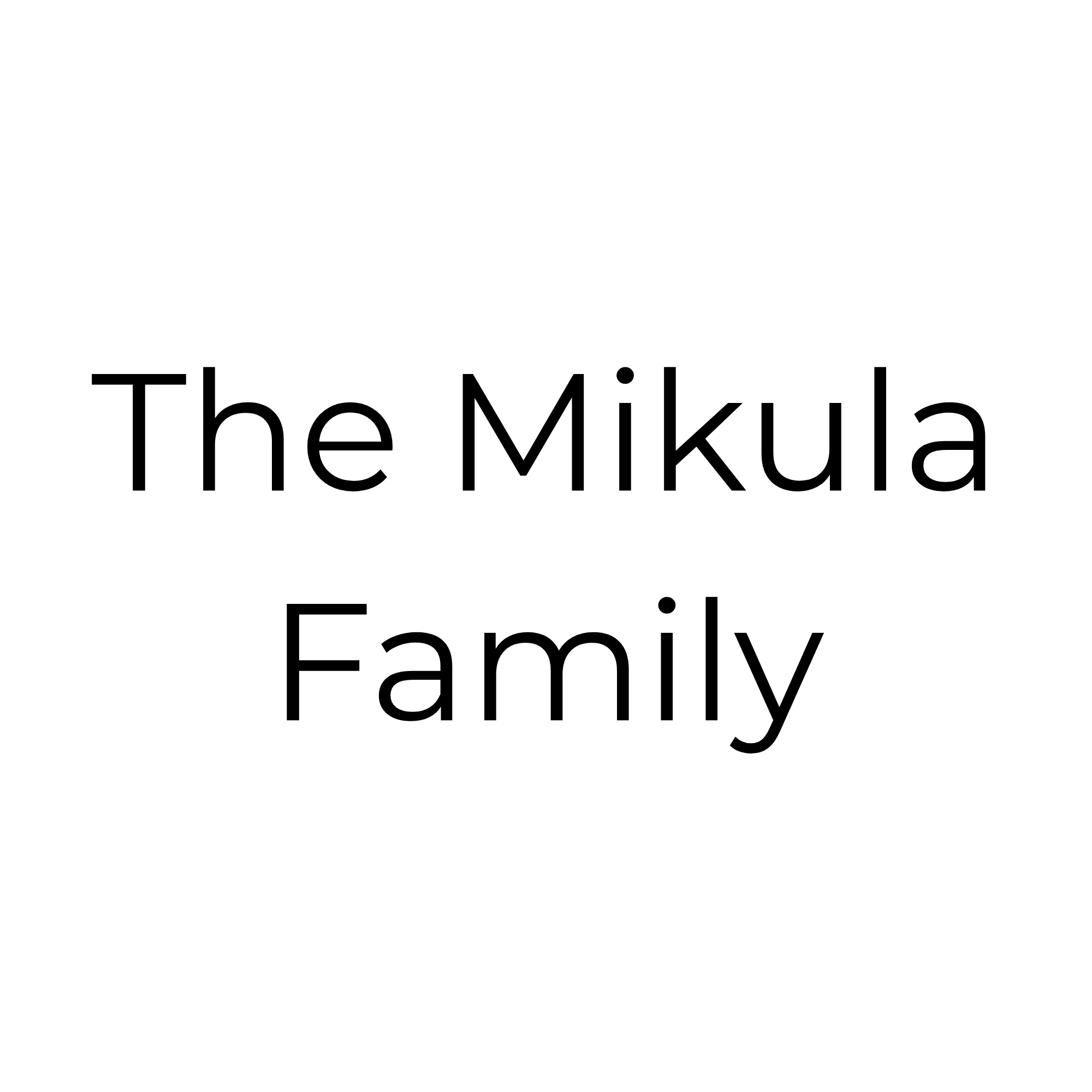 The Mikula Family