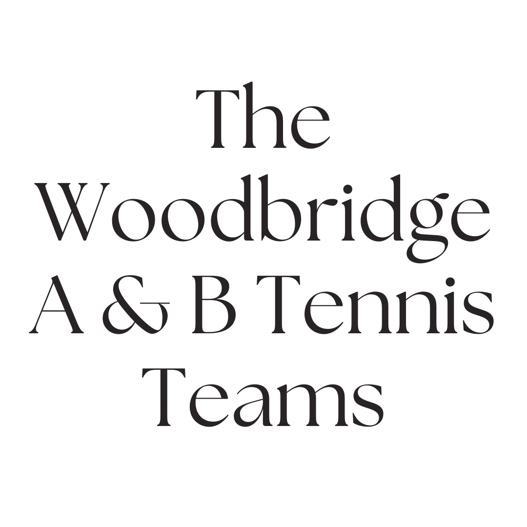 The Woodbridge A & B Tennis Teams