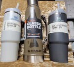 2 Stanley The Quencher H2.0 Flowstate Tumblers & 1 The Heritage Classic Bottle