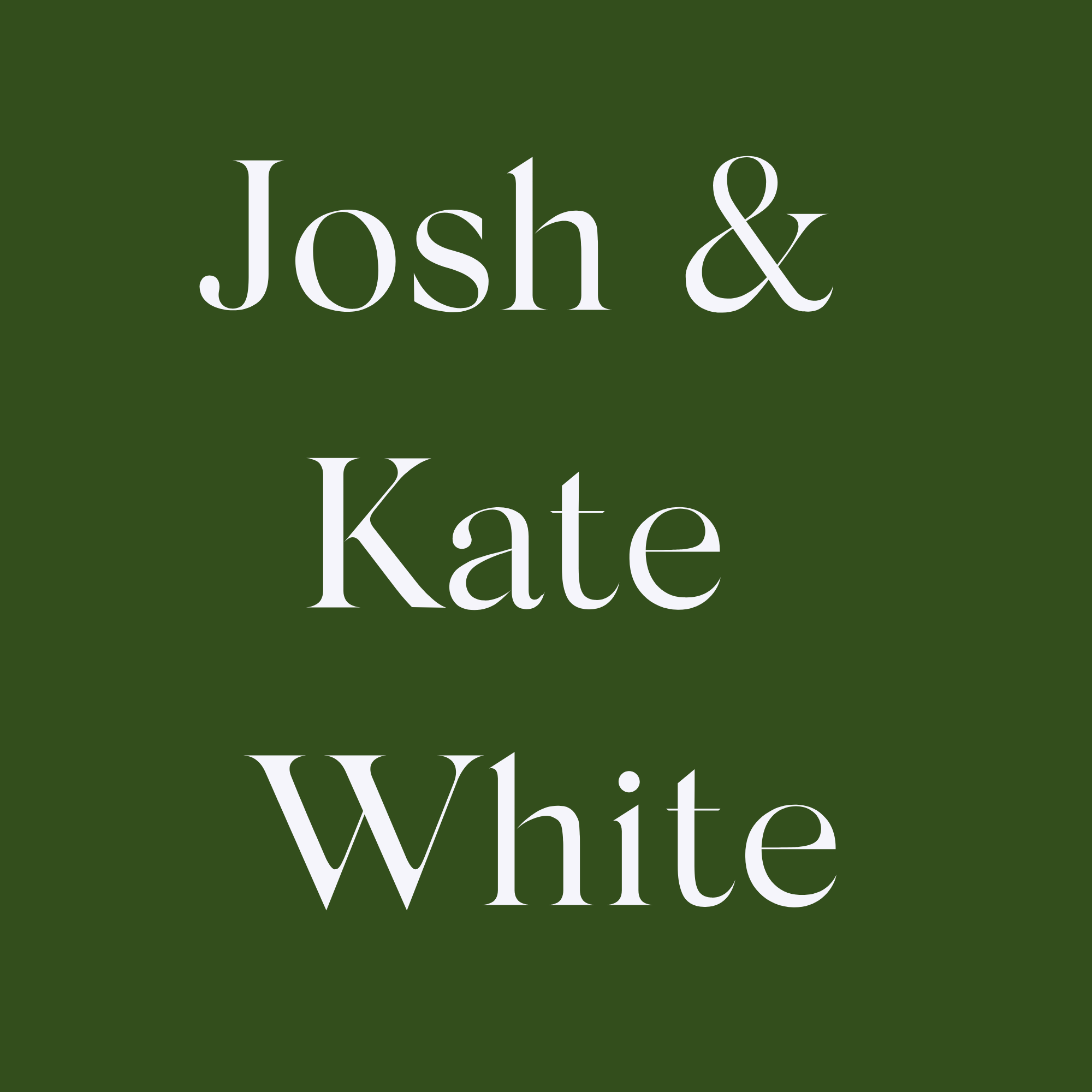 Josh & Kate White