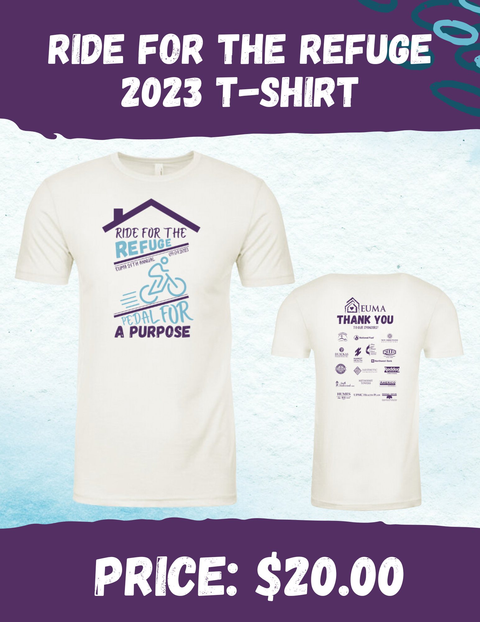 2023 Ride for the Refuge Design