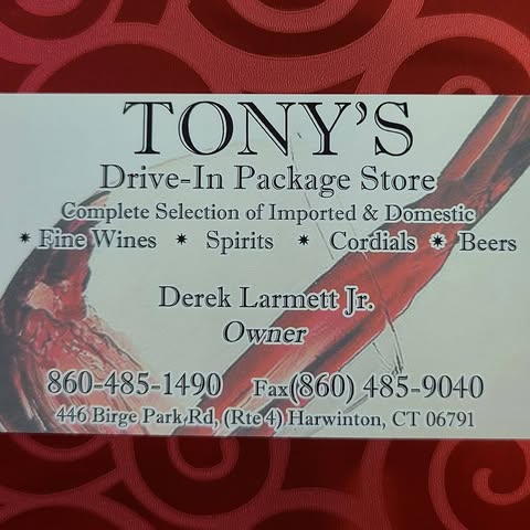 Tony's Drive In Package Store