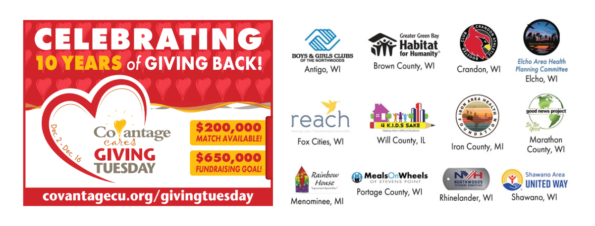 CoVantage Cares Foundation 2025 Giving Tuesday Campaign