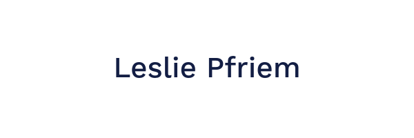 Leslie Pfriem