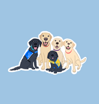 Sample Sticker Design - Multiple Pups