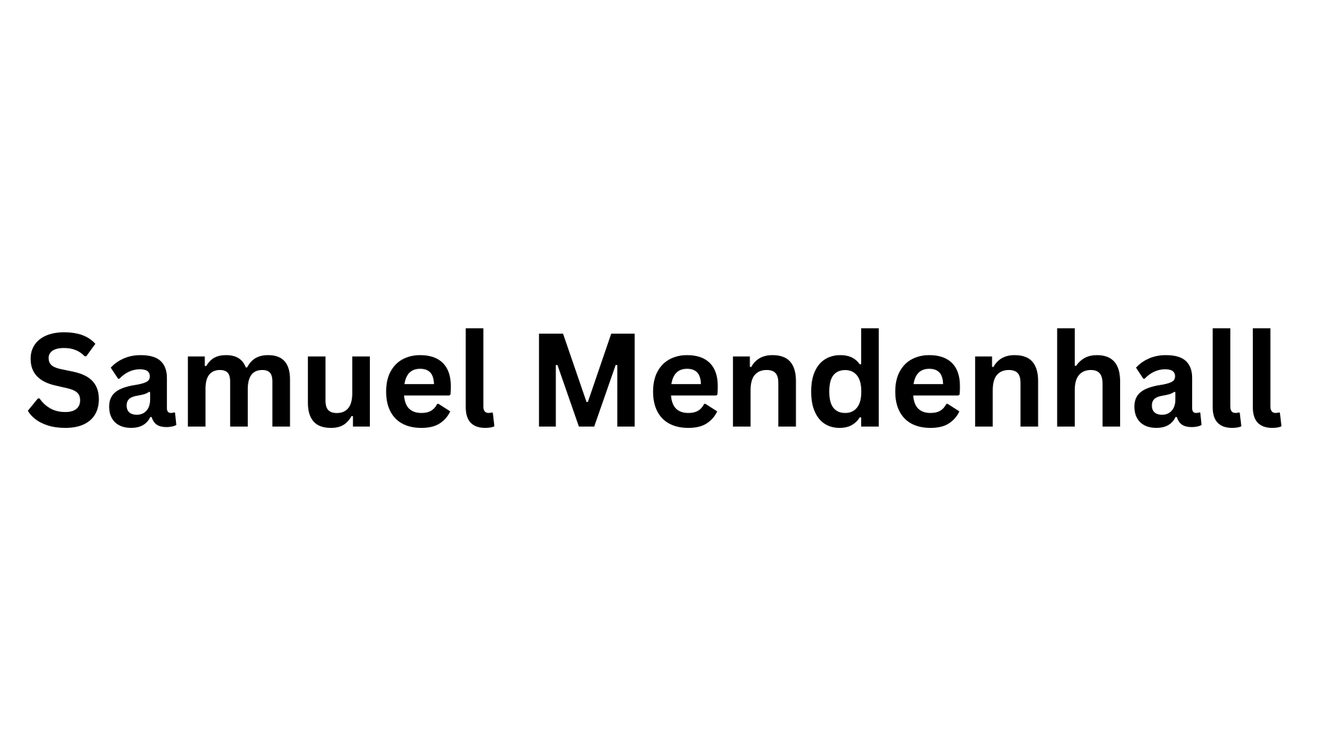 Samuel Mendenhall