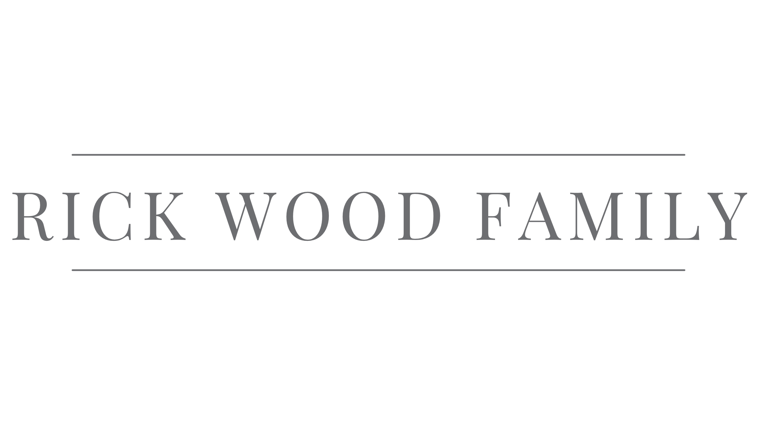 Rick Wood Family