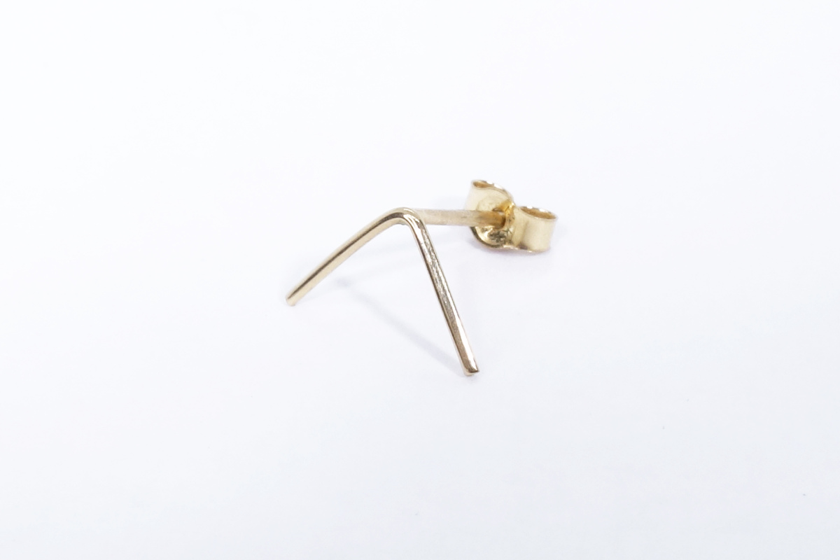 Vanessa Barcus (Talisman Fine Jewelry), V Studs (Pair)
