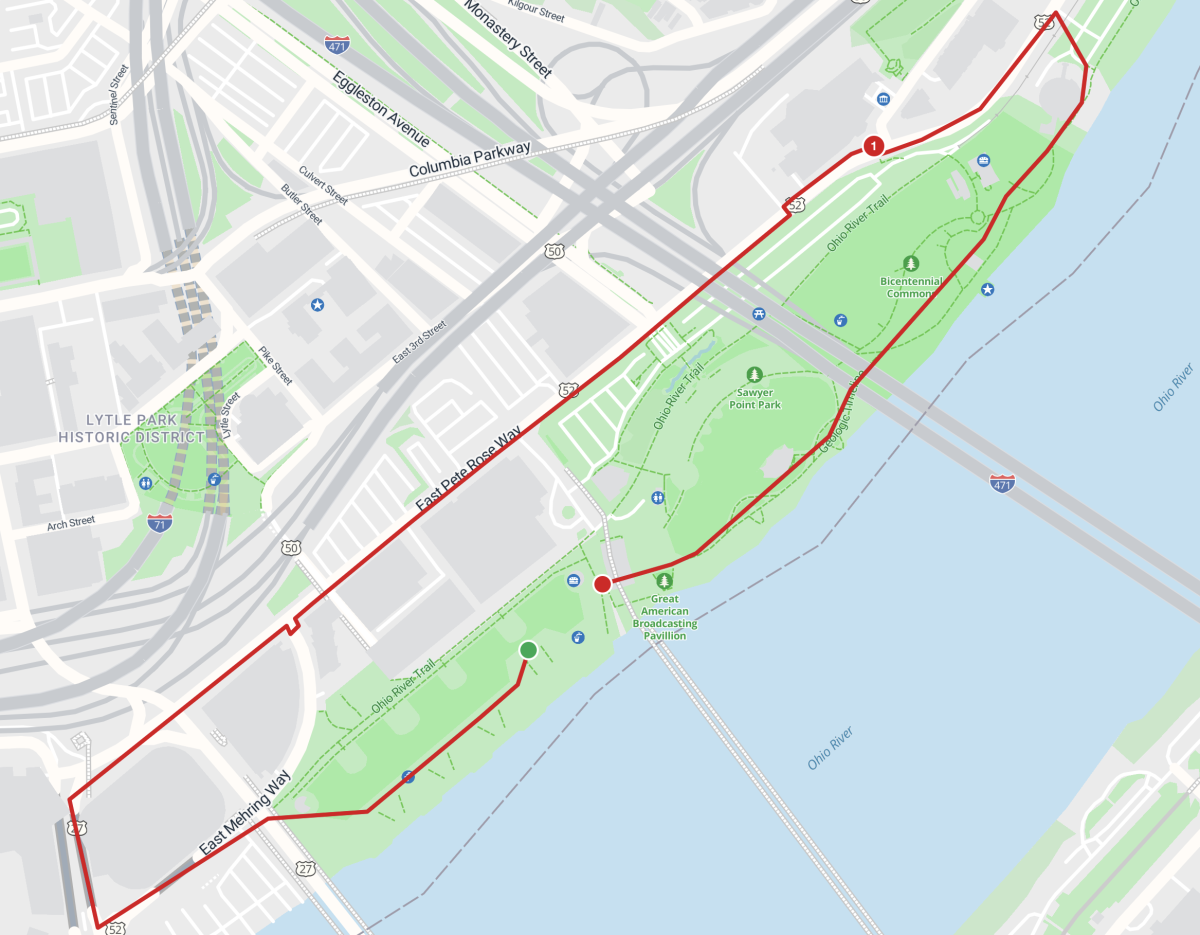 Walk Ahead 2K Course Map