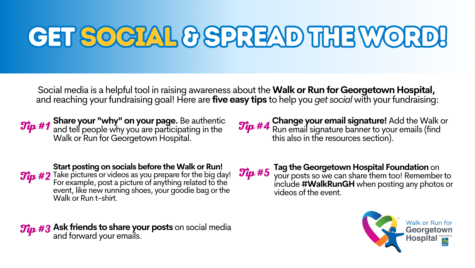 Get social & spread the word!