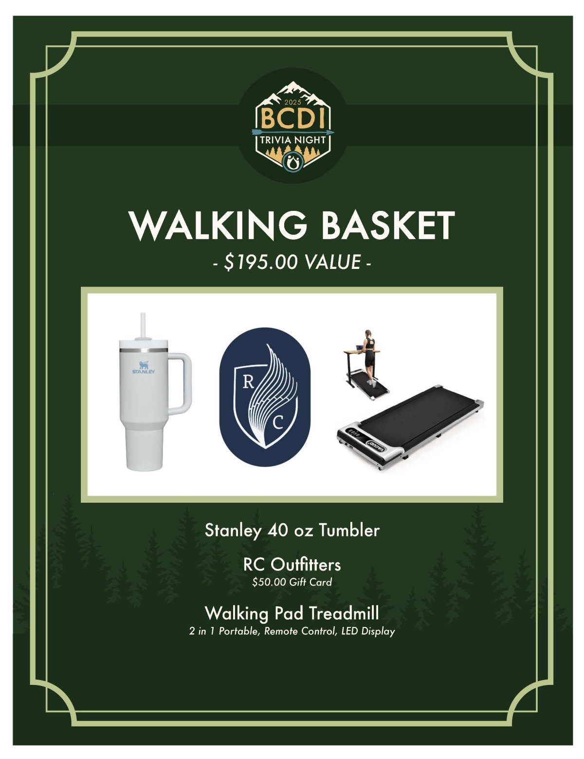 Raffle Item #1: Walking Basket