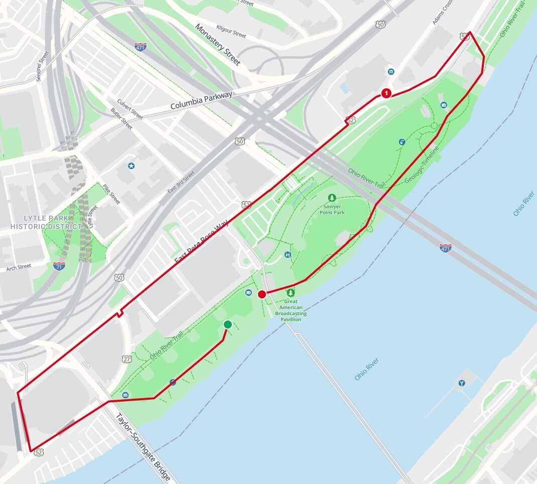 2K Walk Route