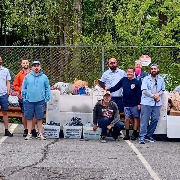 Mail carrier heroes Stampin' Out Hunger