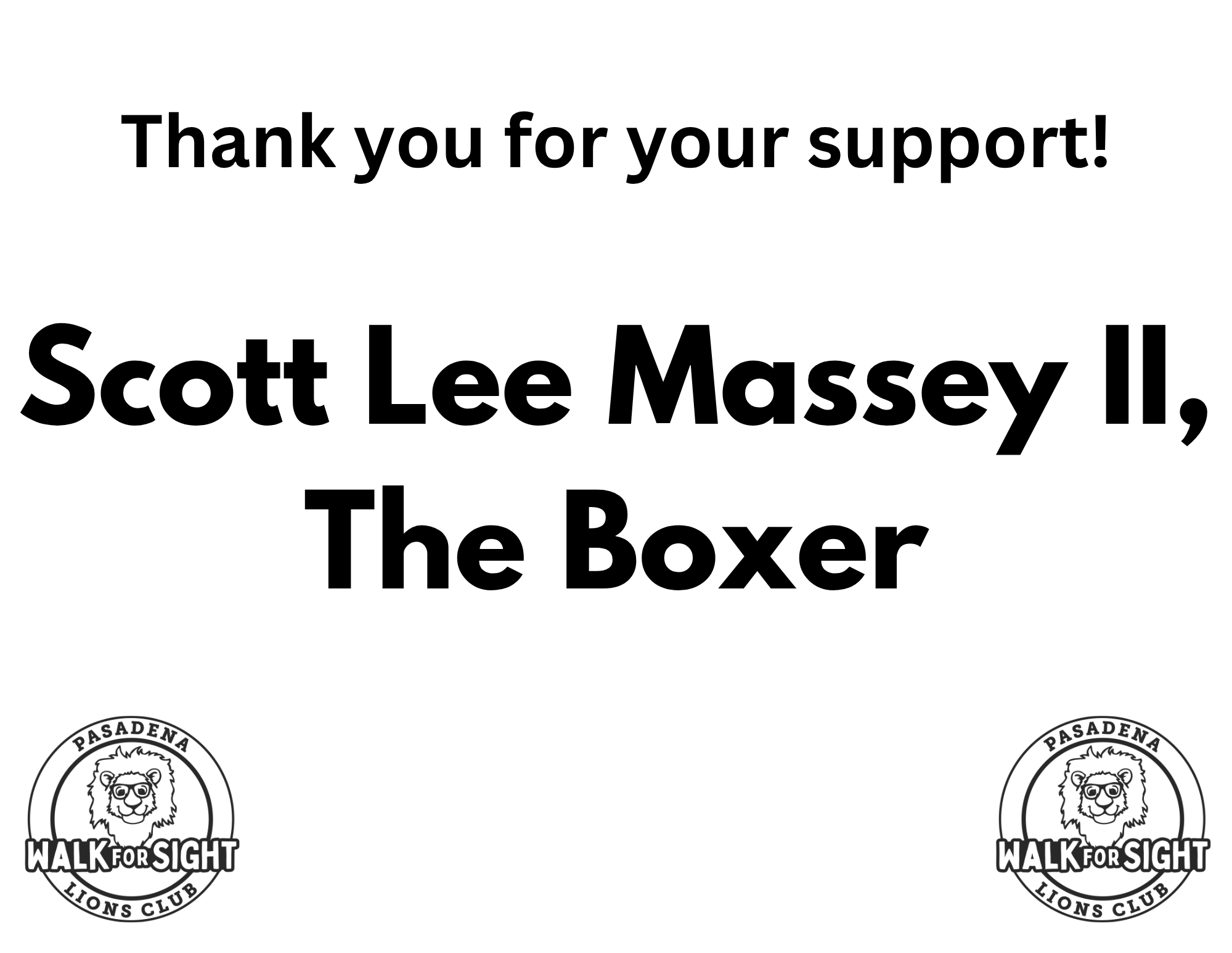 Scott Lee Massey II, The Boxer