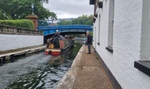 Training for Xtreme Grand Canyon Hike- on towpath between Paddington and Portobello
