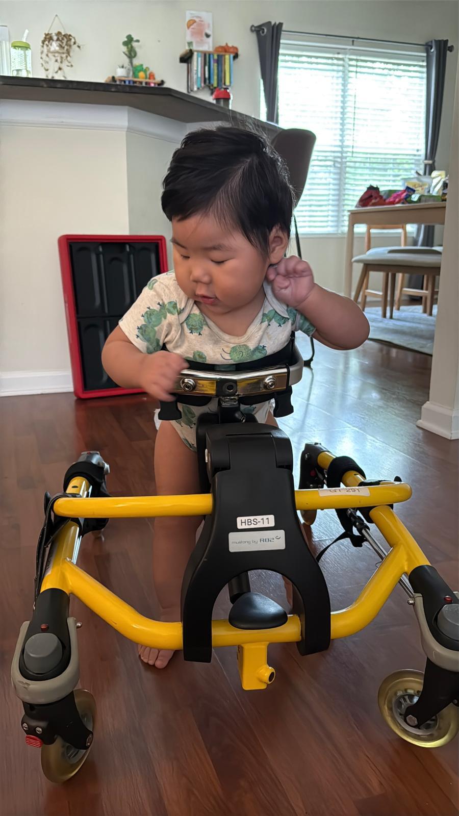 Learning how to walk!
