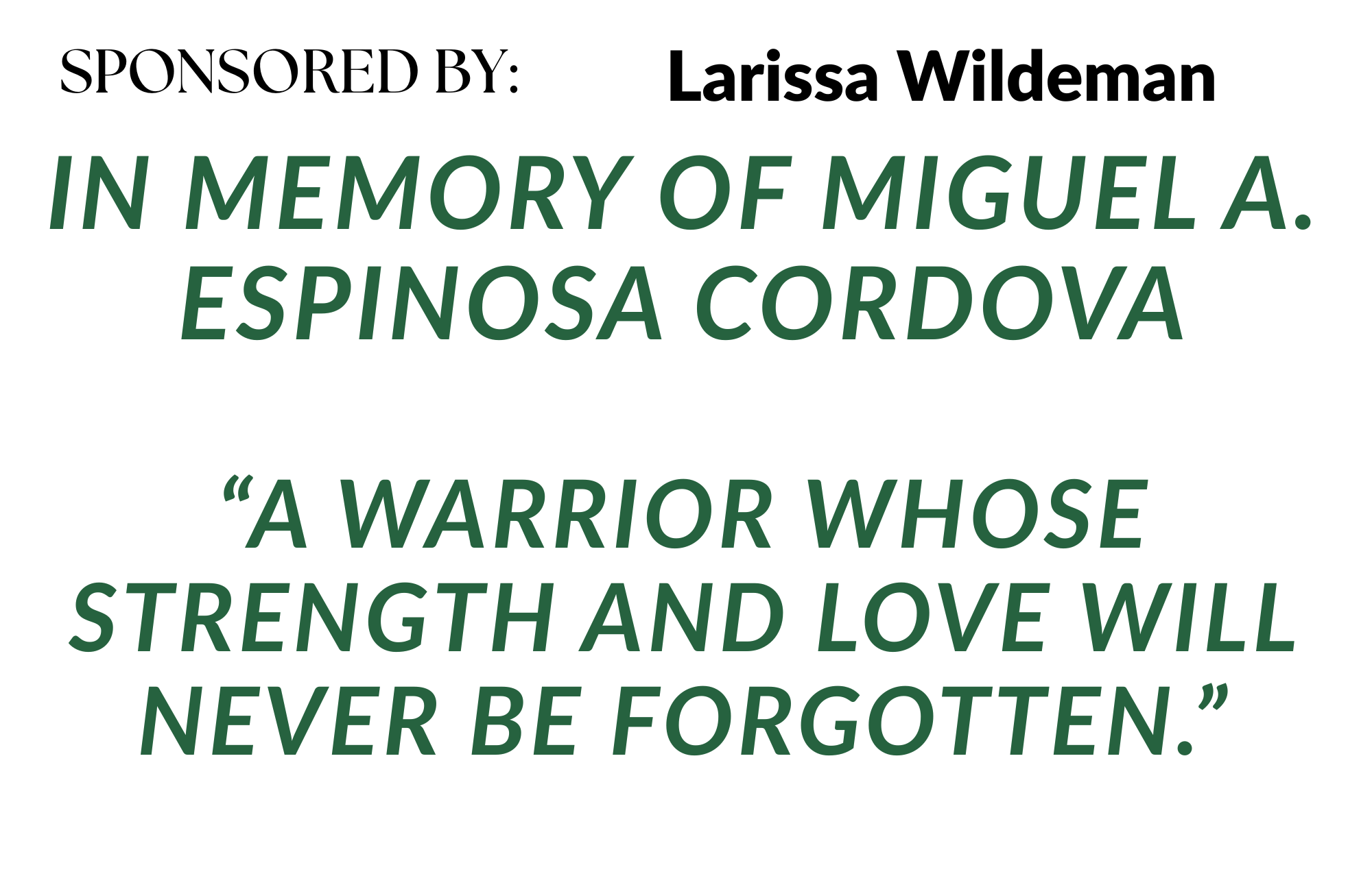 Larissa Wildeman