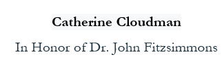 Catherine Cloudman