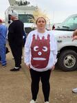 The year we went as WILSON and Tom Hanks from Castaway- costume courtesy of Cherie Princess Pye