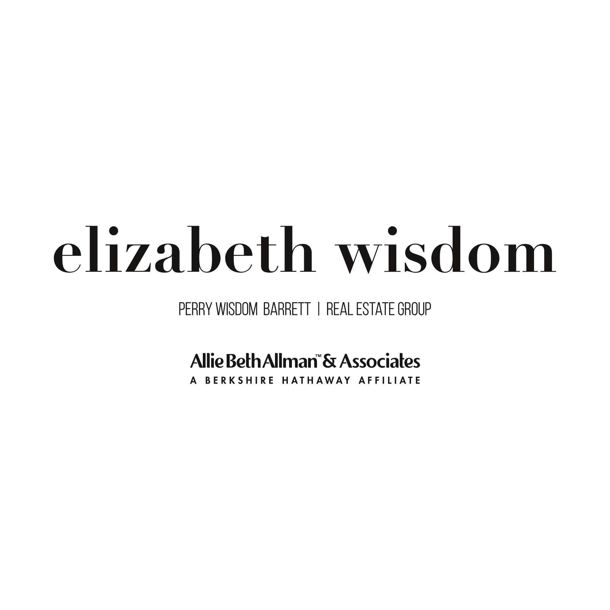 Elizabeth Wisdom, Allie Beth Allman & Associates