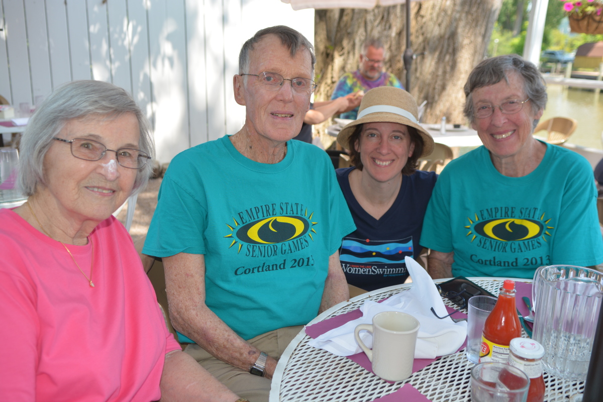 At Kelly's post Cayuga Swim with Betty Buff, Mom and Dad prior to 2015