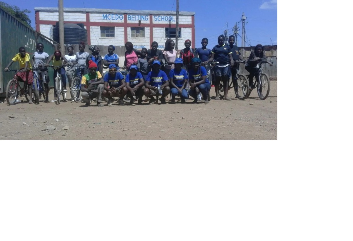 Women Learn to Ride Bikes at Cycloville in Kenya